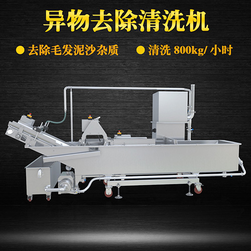 環(huán)速商用果蔬清洗機，氣泡清洗，清洗800kg小時