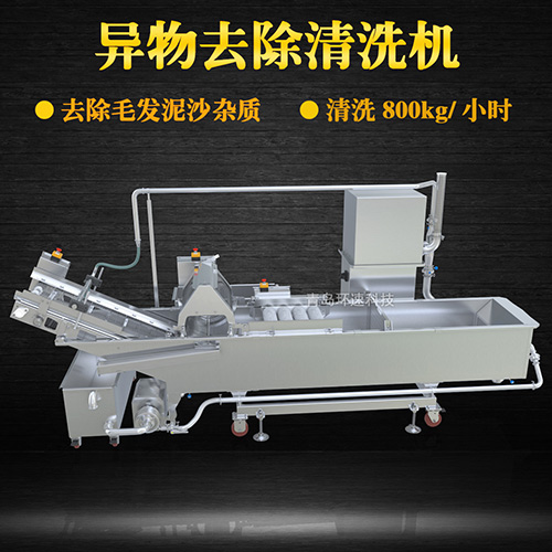 蔬菜清洗機(jī)，氣泡清洗，清洗800kg小時(shí)